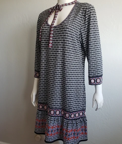 | Max Studio Midi Dress | Color: Black and White | Size: XL - Picture 1 of 5